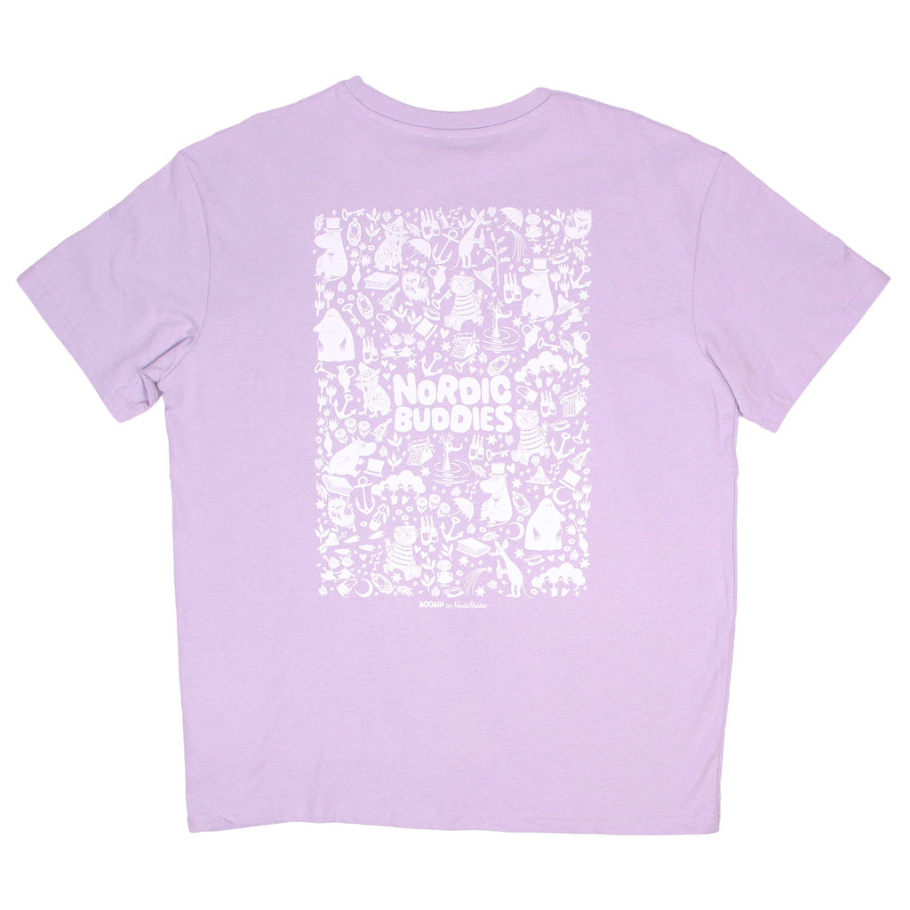 Moomin Heavy Unisex T-shirt - Lilac