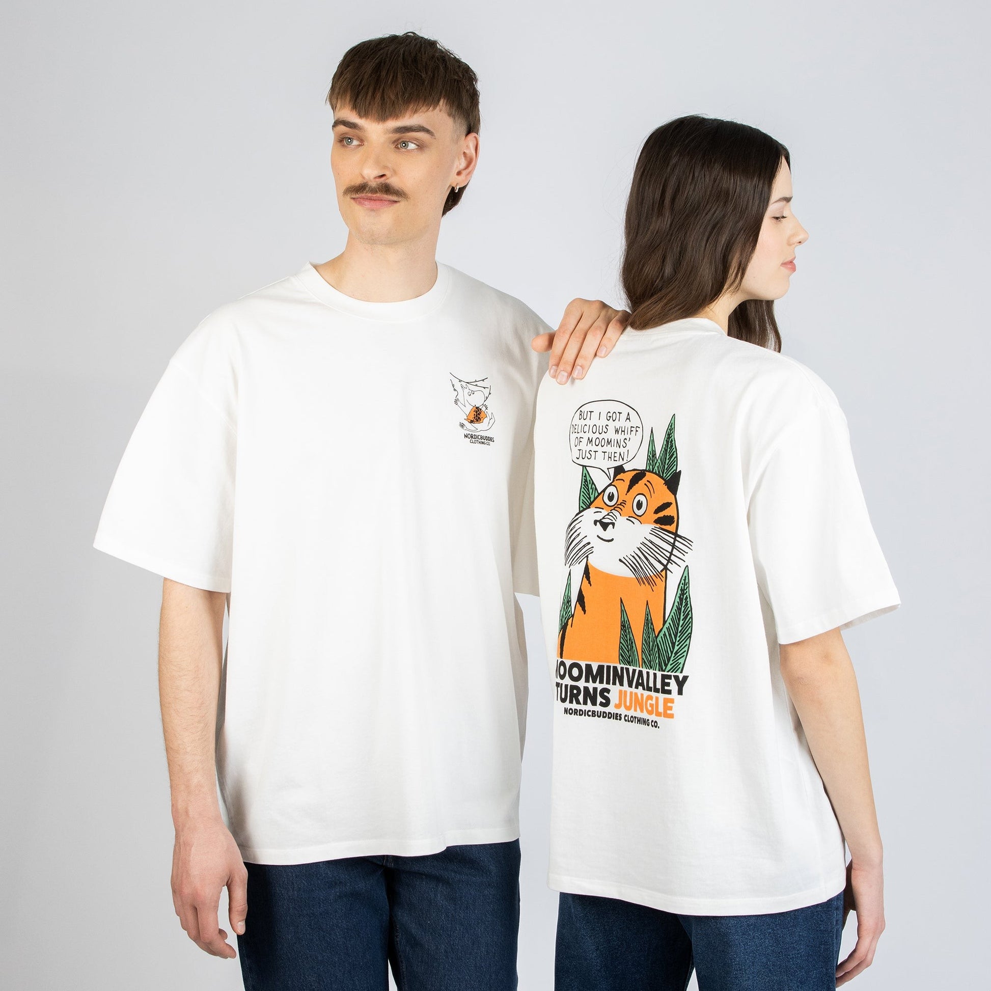 Moomin Jungle Heavy Unisex T-shirt - White