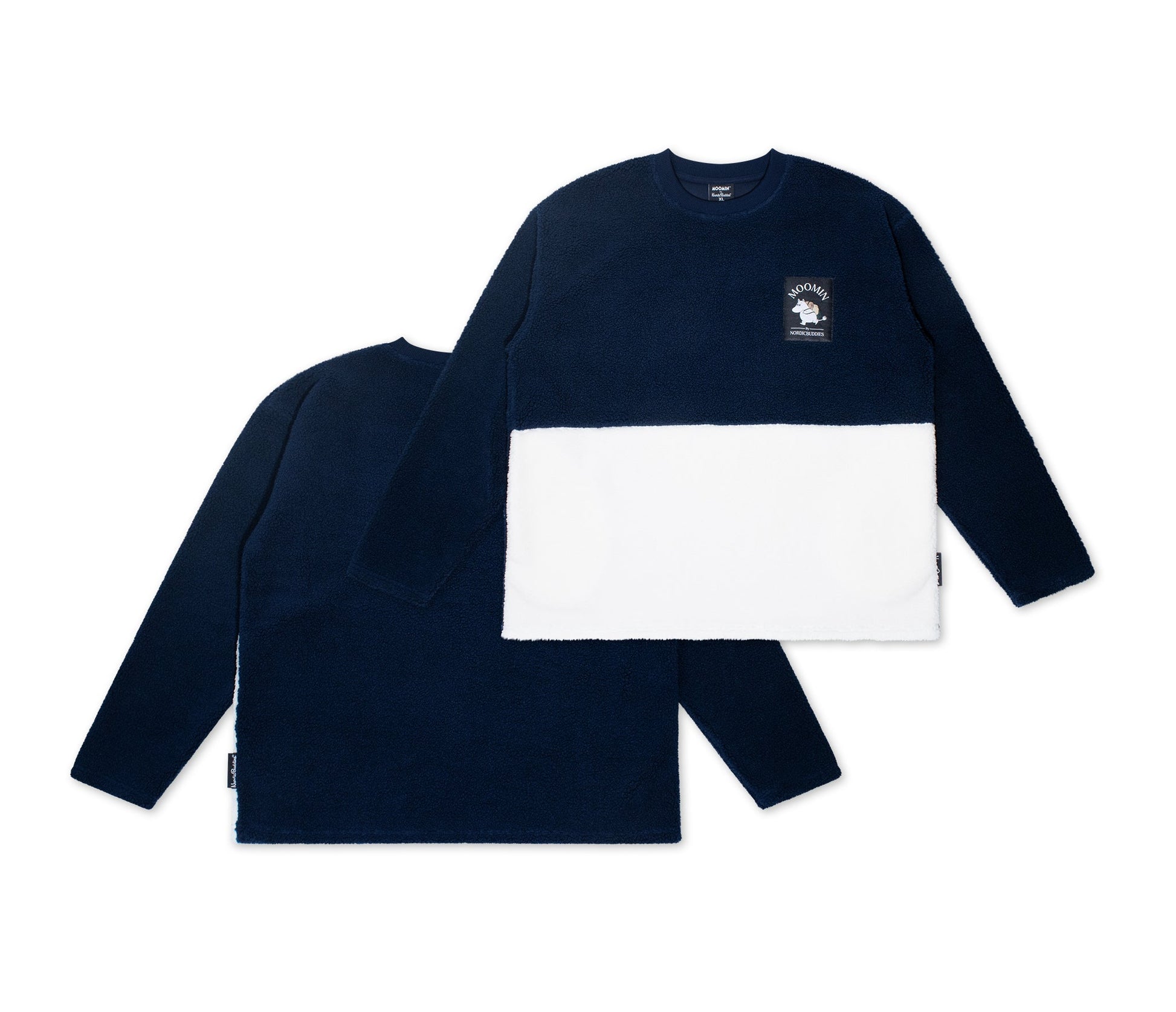 Moomintroll Adventure Fleece - Navy/White - Organic LifestyleMoomintroll Adventure Fleece - Navy/WhiteMoomintroll Adventure Fleece - Navy/WhiteMoomin by NordicBuddiesOrganic LifestyleMOOMIN221D-XXLXXL