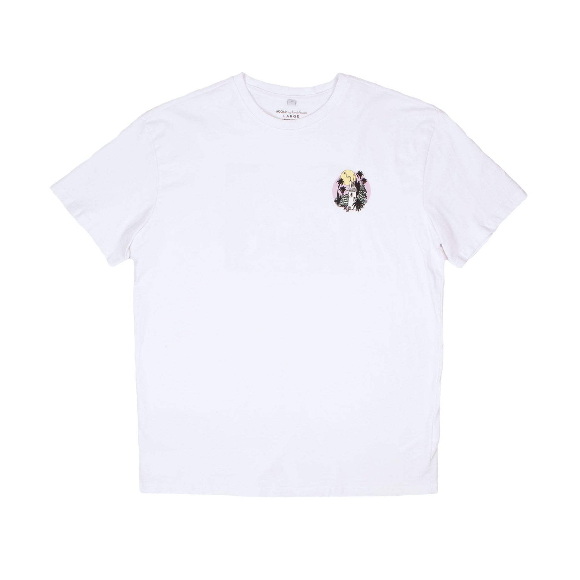 Moomintroll Jungle Heavy Unisex T-shirt - White - Organic LifestyleMoomintroll Jungle Heavy Unisex T-shirt - WhiteMoomintroll Jungle Heavy Unisex T-shirt - WhiteMoomin by NordicBuddiesOrganic LifestyleMOOMIN52F-XSXS
