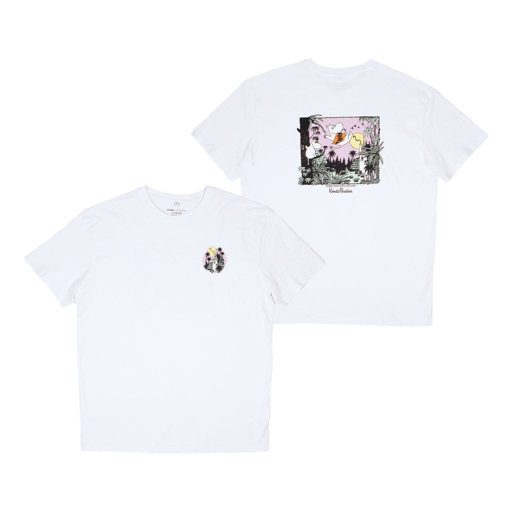 Moomintroll Jungle Heavy Unisex T-shirt - White - Organic LifestyleMoomintroll Jungle Heavy Unisex T-shirt - WhiteMoomintroll Jungle Heavy Unisex T-shirt - WhiteMoomin by NordicBuddiesOrganic LifestyleMOOMIN52F-XSXS