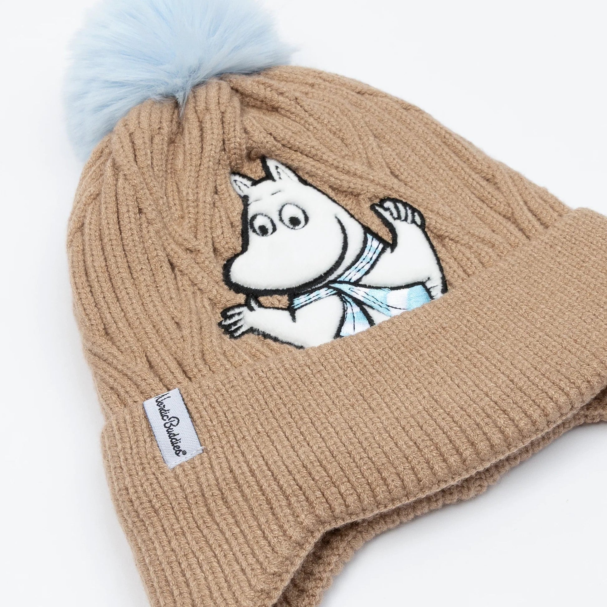 Moomintroll Winter Beanie For Kids - Organic LifestyleMoomintroll Winter Beanie For KidsMoomintroll Winter Beanie For KidsMoomin by NordicBuddiesOrganic LifestyleMOOMIN24N