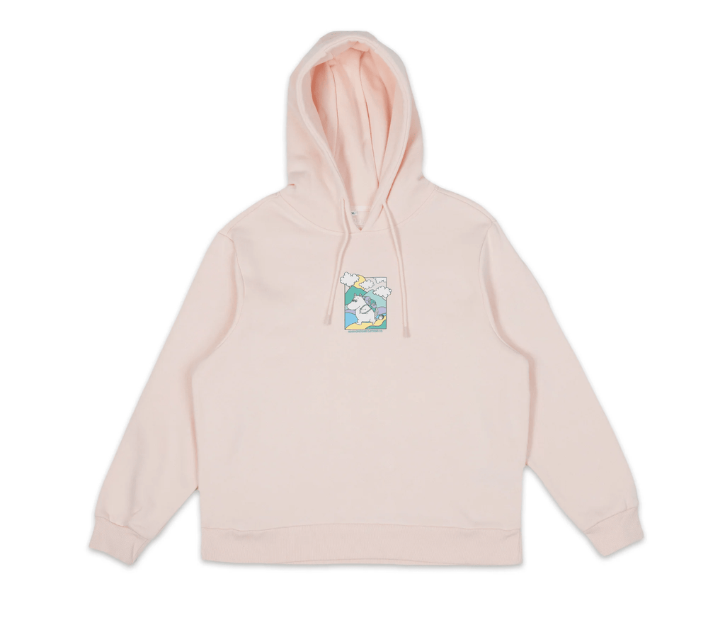Moomintroll's Adventure Hoodie Ladies - Light Pink - Organic LifestyleMoomintroll's Adventure Hoodie Ladies - Light PinkMoomintroll's Adventure Hoodie Ladies - Light PinkMoomin by NordicBuddiesOrganic LifestyleMOOMIN50S-XXLXXL