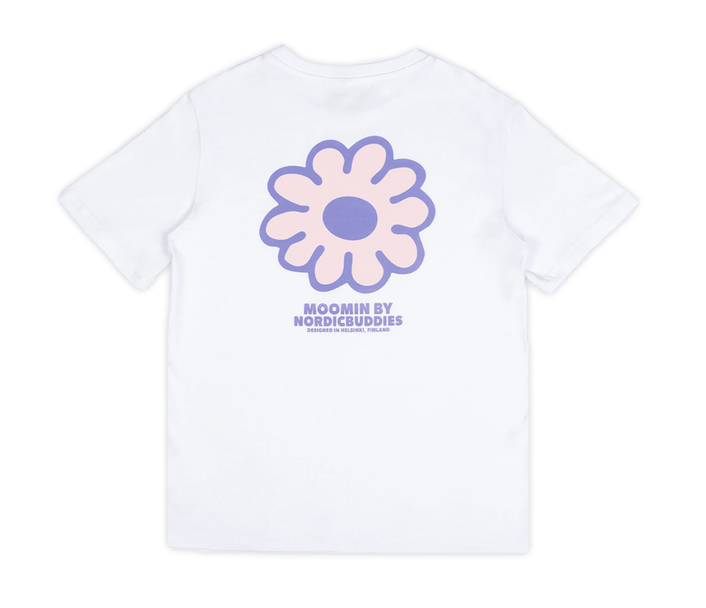 Moomintroll's Flower Everyday T-Shirt Women - White - Organic LifestyleMoomintroll's Flower Everyday T-Shirt Women - WhiteMoomintroll's Flower Everyday T-Shirt Women - WhiteMoomin by NordicBuddiesOrganic LifestyleMOOMIN53C-XLXL