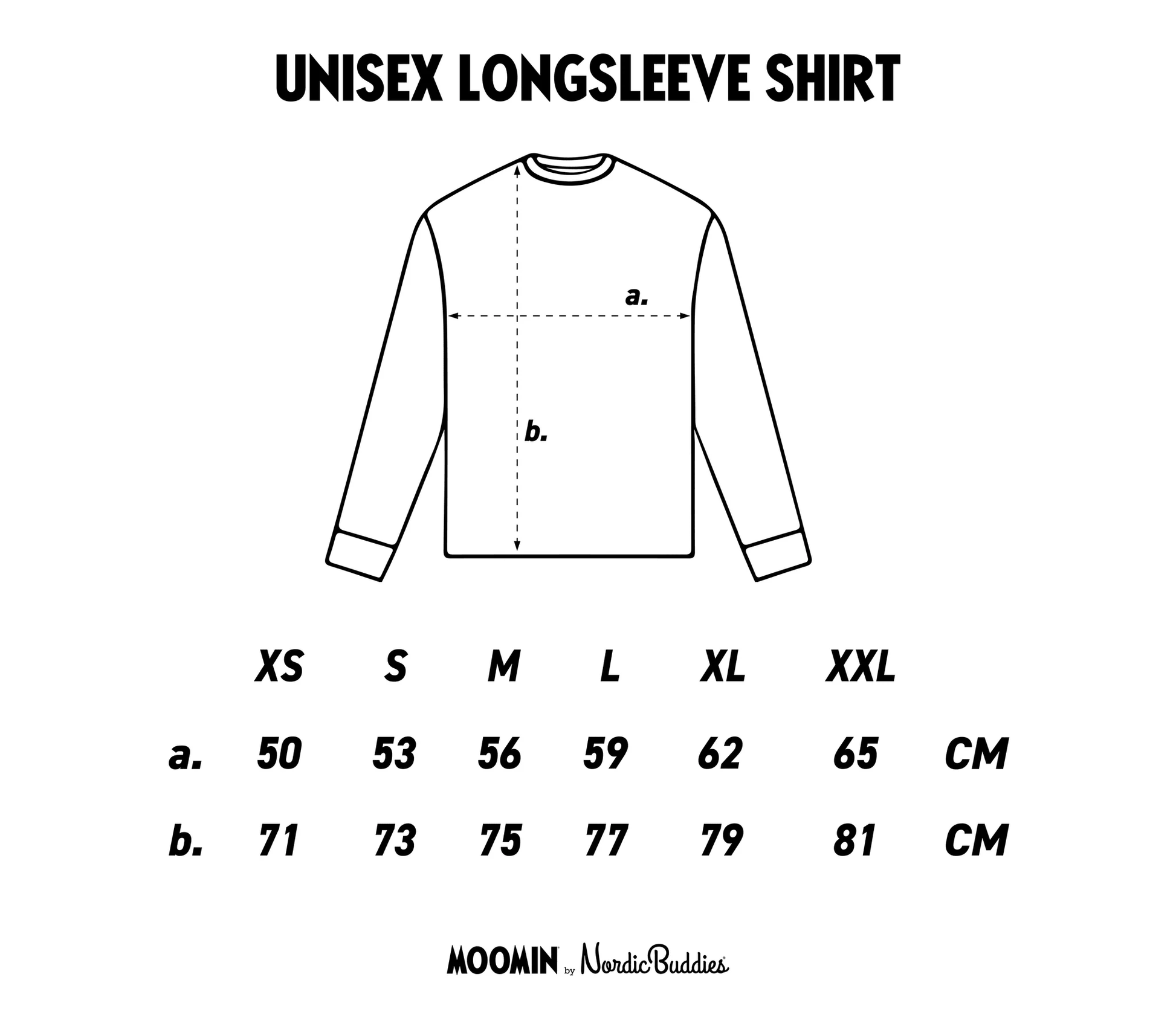 Moomintroll's Flower Longsleeve Shirt With Cuffrib Unisex - Black - Organic LifestyleMoomintroll's Flower Longsleeve Shirt With Cuffrib Unisex - BlackMoomintroll's Flower Longsleeve Shirt With Cuffrib Unisex - BlackMoomin by NordicBuddiesOrganic LifestyleMOOMIN54A-XXLXXL