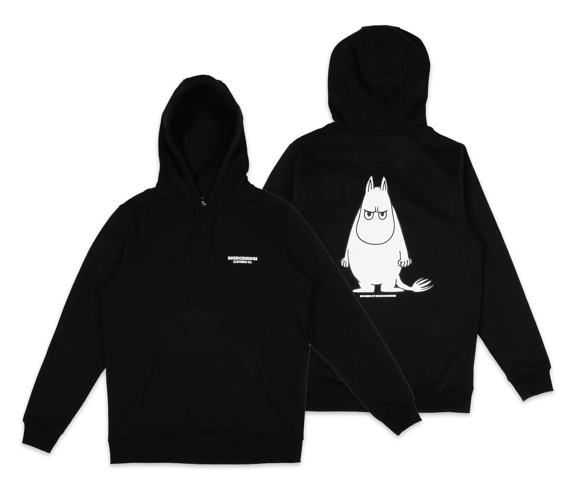 Moomintroll's Temper Hoodie Unisex - Black - Organic LifestyleMoomintroll's Temper Hoodie Unisex - BlackMoomintroll's Temper Hoodie Unisex - BlackMoomin by NordicBuddiesOrganic LifestyleMOOMIN50Q-XXLXXL