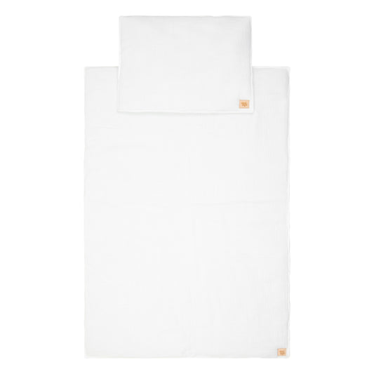 Muslin Baby Blanket + Pillow Set - Cream