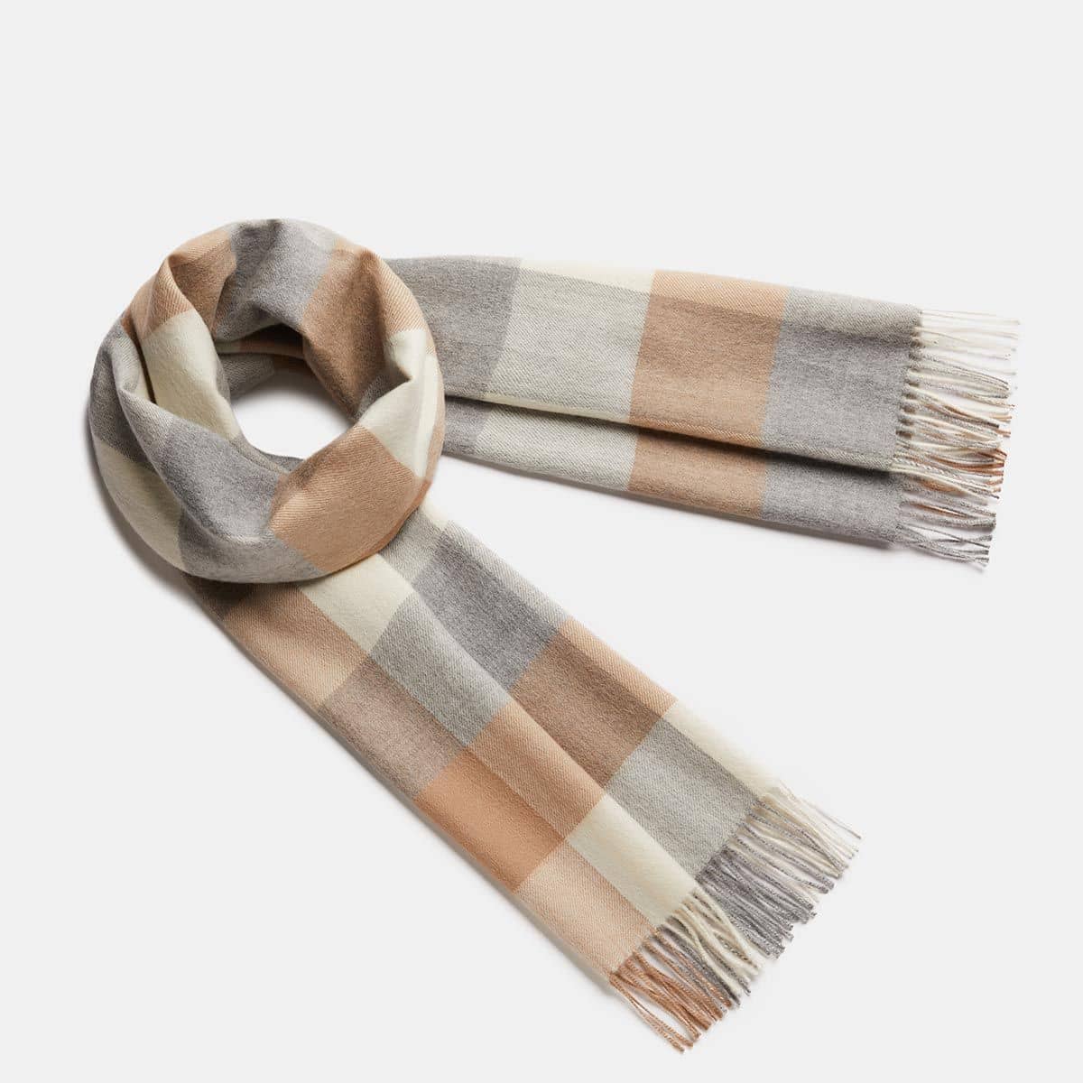 Natural Baby Alpaca Wool Midi Exclusive Check Scarf for Women - Organic LifestyleNatural Baby Alpaca Wool Midi Exclusive Check Scarf for Women45x200Natural Baby Alpaca Wool Midi Exclusive Check Scarf for WomenAlpakaOrganic LifestyleSC100CHK/NATNatural