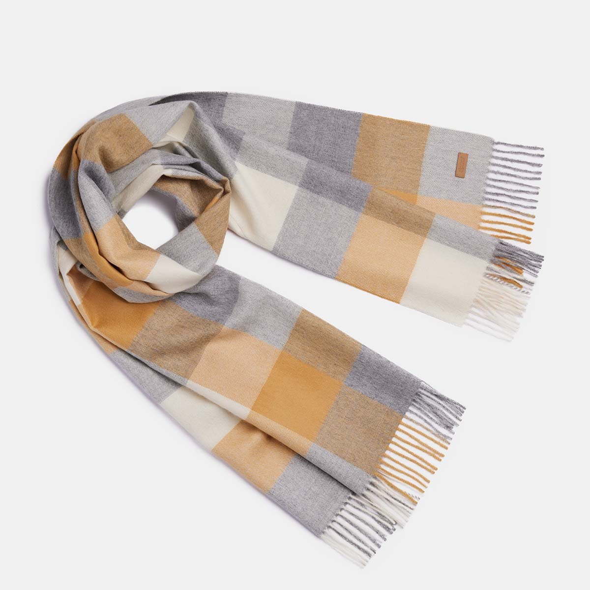 Natural Baby Alpaca Wool Midi Exclusive Check Scarf for Women - Organic LifestyleNatural Baby Alpaca Wool Midi Exclusive Check Scarf for Women45x200Natural Baby Alpaca Wool Midi Exclusive Check Scarf for WomenAlpakaOrganic LifestyleSC100CHK/NATNatural