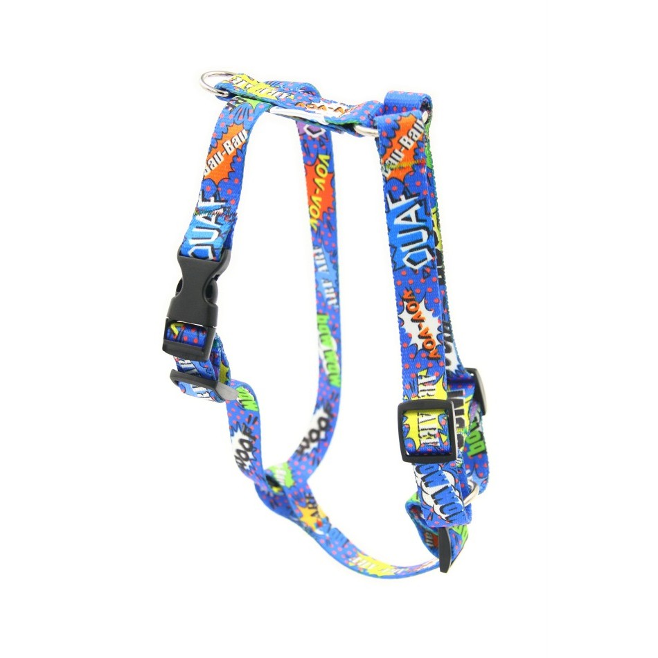 Nylon Harness – Blue Graffiti