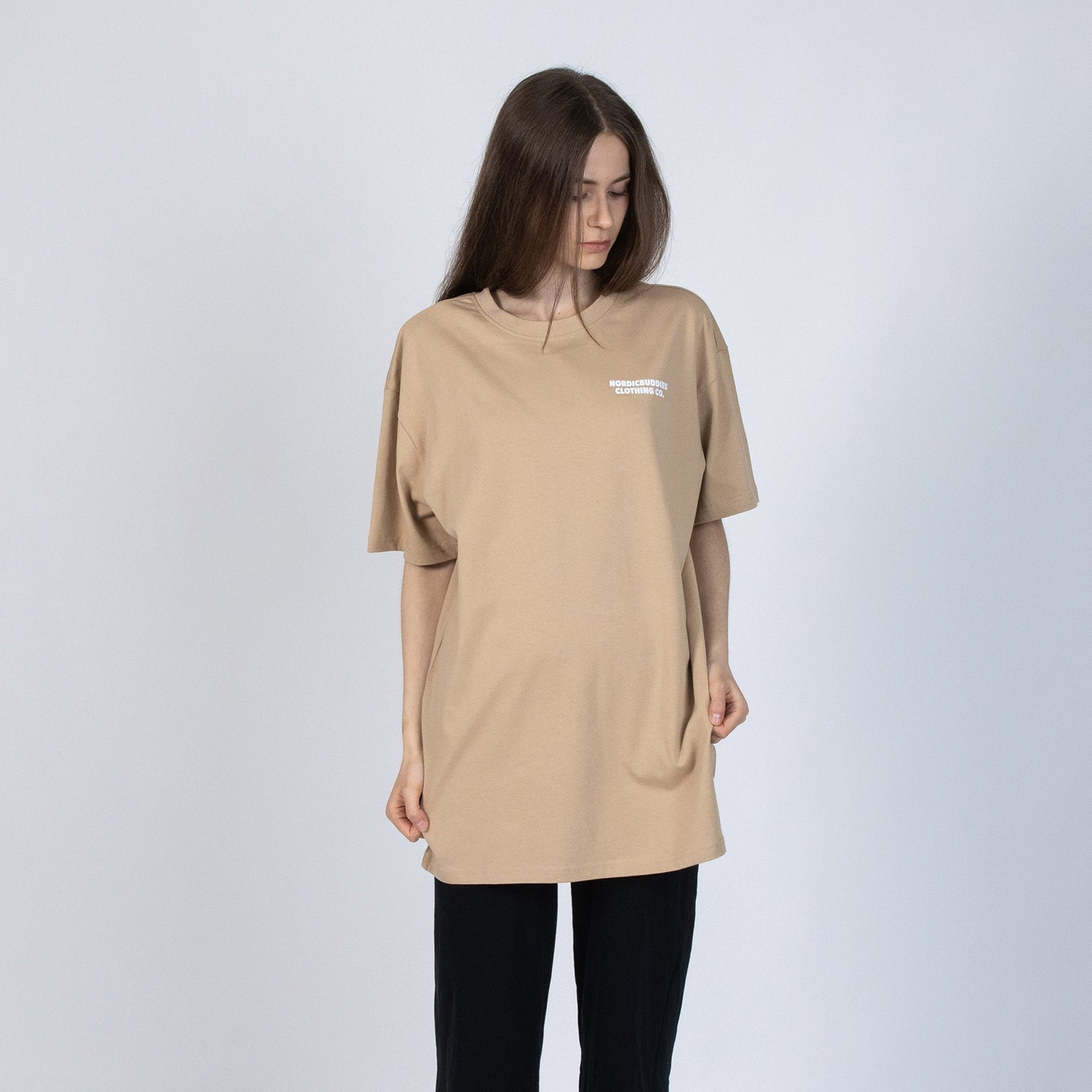 Organic Cotton Premium T-Shirt Sniff - Beige Temper T-Shirt - Organic LifestyleOrganic Cotton Premium T-Shirt Sniff - Beige Temper T-ShirtOrganic Cotton Premium T-Shirt Sniff - Beige Temper T-ShirtMoomin by NordicBuddiesOrganic LifestyleMOOMIN53D-XSXS