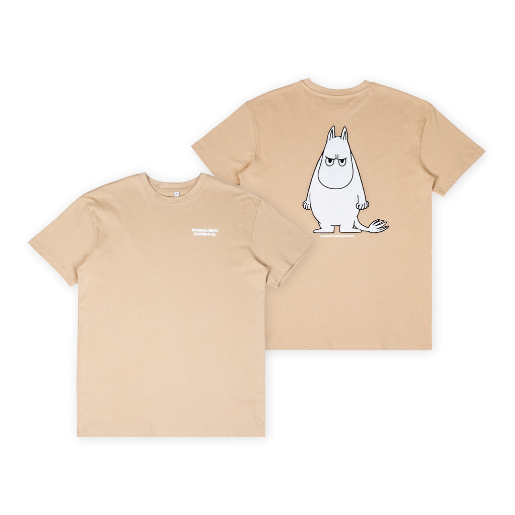 Organic Cotton Premium T-Shirt Sniff - Beige Temper T-Shirt - Organic LifestyleOrganic Cotton Premium T-Shirt Sniff - Beige Temper T-ShirtOrganic Cotton Premium T-Shirt Sniff - Beige Temper T-ShirtMoomin by NordicBuddiesOrganic LifestyleMOOMIN53D-XSXS