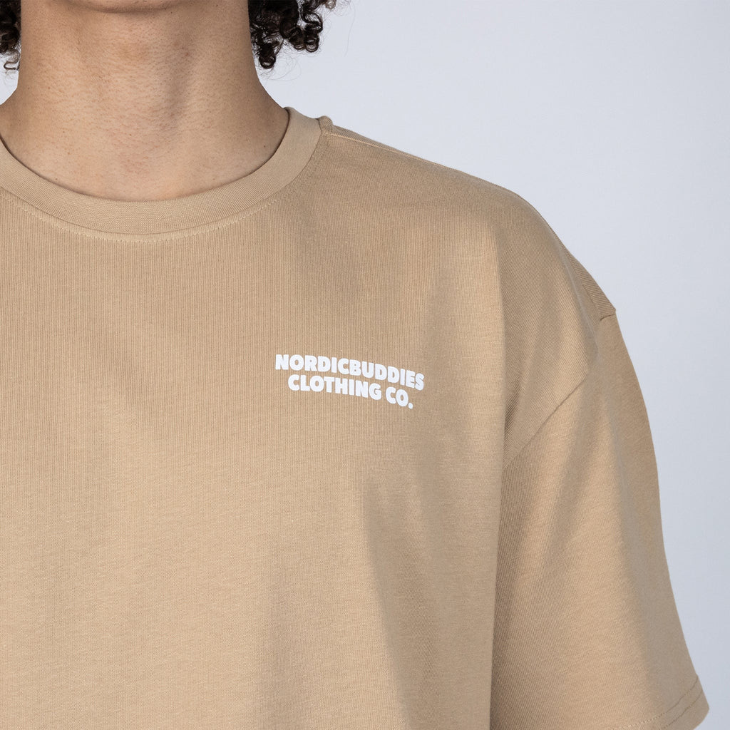 Organic Cotton Premium T-Shirt Sniff - Beige Temper T-Shirt - Organic LifestyleOrganic Cotton Premium T-Shirt Sniff - Beige Temper T-ShirtOrganic Cotton Premium T-Shirt Sniff - Beige Temper T-ShirtMoomin by NordicBuddiesOrganic LifestyleMOOMIN53D-XSXS