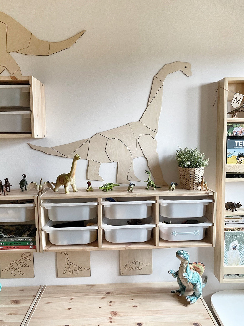Origami Diplodocus Dinosaur – Wooden Wall Decoration, Medium - Organic LifestyleOrigami Diplodocus Dinosaur – Wooden Wall Decoration, MediumOrigami Diplodocus Dinosaur – Wooden Wall Decoration, MediumCut It NowOrganic Lifestyle5906228069049
