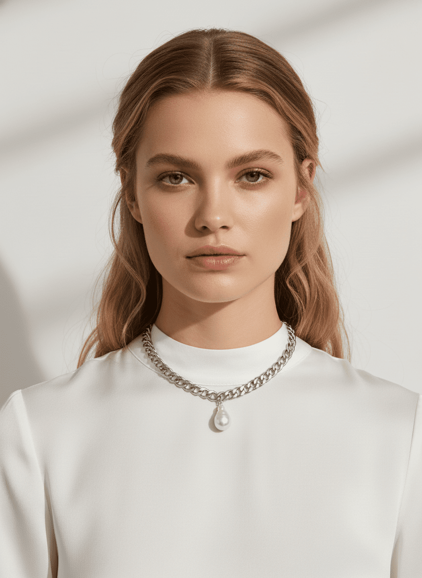 Pearl baroque white gold necklace - Organic LifestylePearl baroque white gold necklacePearl baroque white gold necklaceSandra TeresaOrganic Lifestylesku-55684587946333