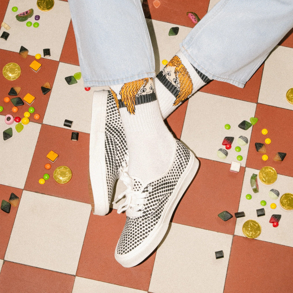 Pippi Retro Socks For Men - Organic LifestylePippi Retro Socks For MenPippi Retro Socks For MenMoomin by NordicBuddiesOrganic LifestylePIPPI23J