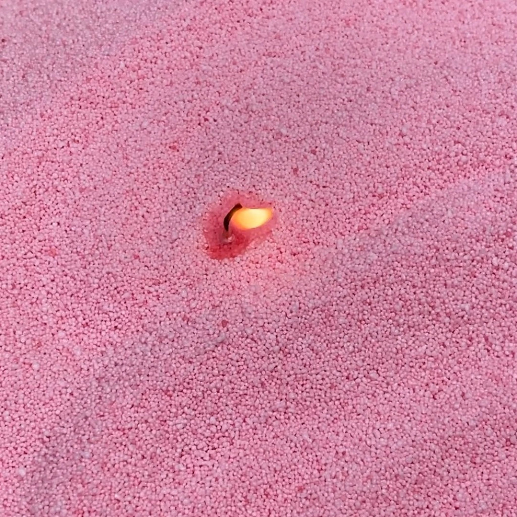 Powdered Candle Refill Kit – Unscented Dark Baby Pink, 330g