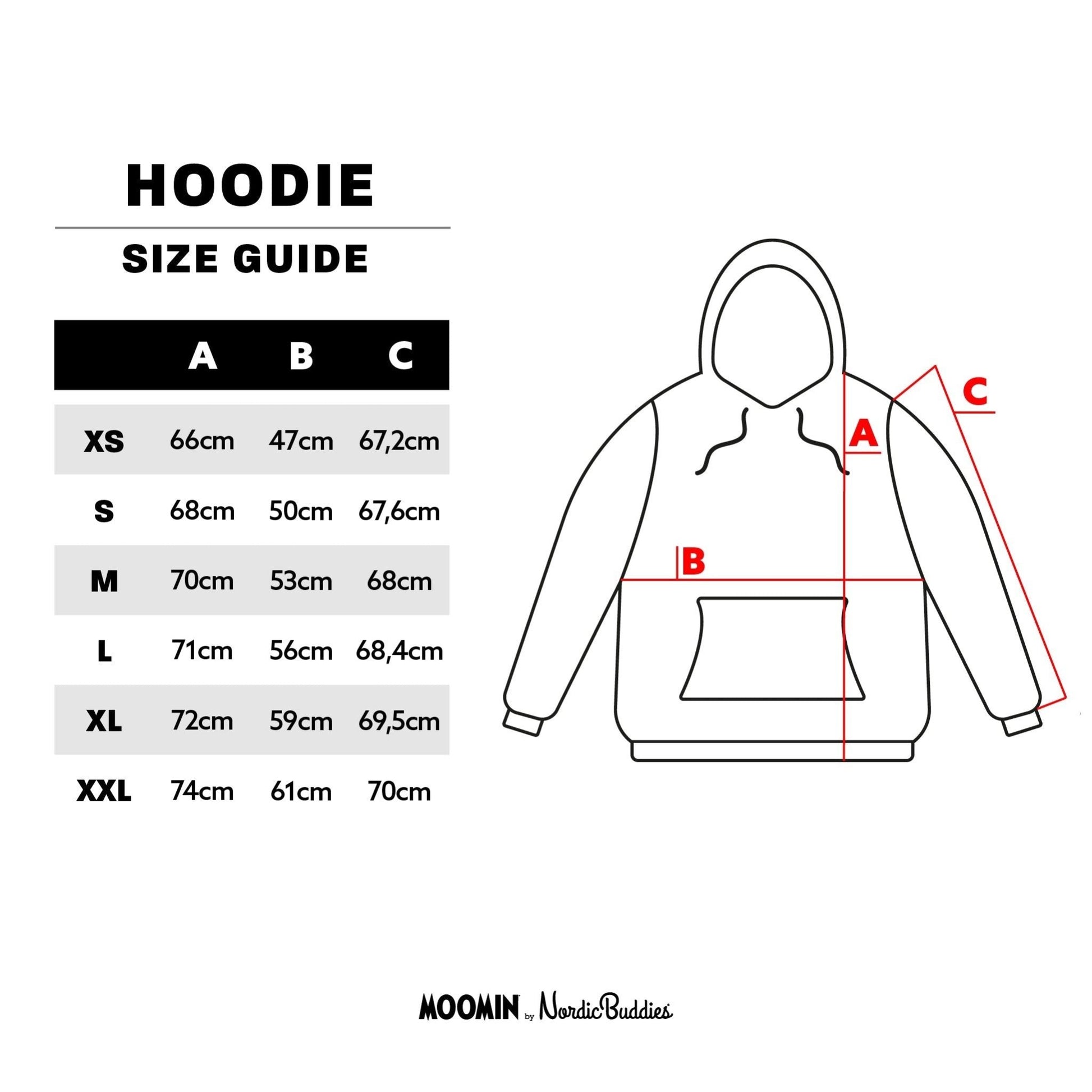 Premium Cotton Hoodie - Moominpappa - Organic LifestylePremium Cotton Hoodie - MoominpappaPremium Cotton Hoodie - MoominpappaMoomin by NordicBuddiesOrganic LifestyleMPAPPA50D-XXLXXL