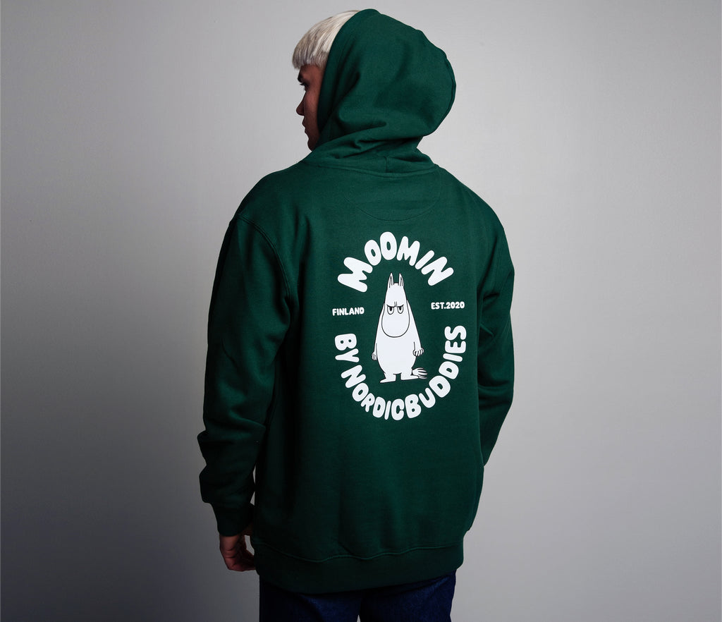 Premium Hoodie Moomin - Green - Organic LifestylePremium Hoodie Moomin - GreenPremium Hoodie Moomin - GreenMoomin by NordicBuddiesOrganic LifestyleMOOMIN50J-XXLXXL