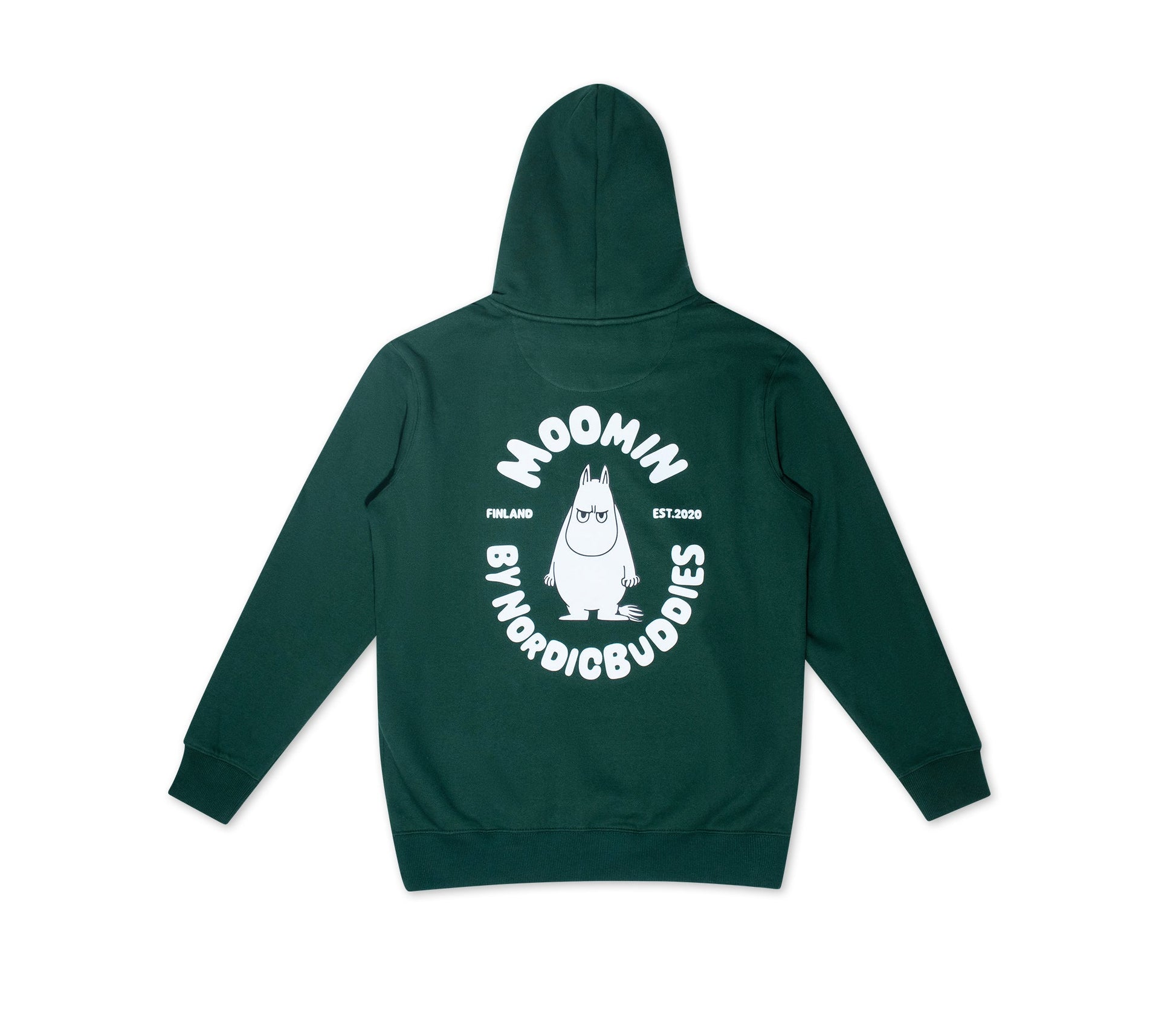 Premium Hoodie Moomin - Green - Organic LifestylePremium Hoodie Moomin - GreenPremium Hoodie Moomin - GreenMoomin by NordicBuddiesOrganic LifestyleMOOMIN50J-XXLXXL