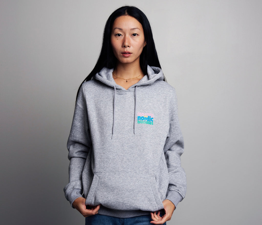 Premium Unisex Heavy Cotton Hoodie Hemulens - Grey - Organic LifestylePremium Unisex Heavy Cotton Hoodie Hemulens - GreyPremium Unisex Heavy Cotton Hoodie Hemulens - GreyMoomin by NordicBuddiesOrganic LifestyleHEM50B-XXLXXL