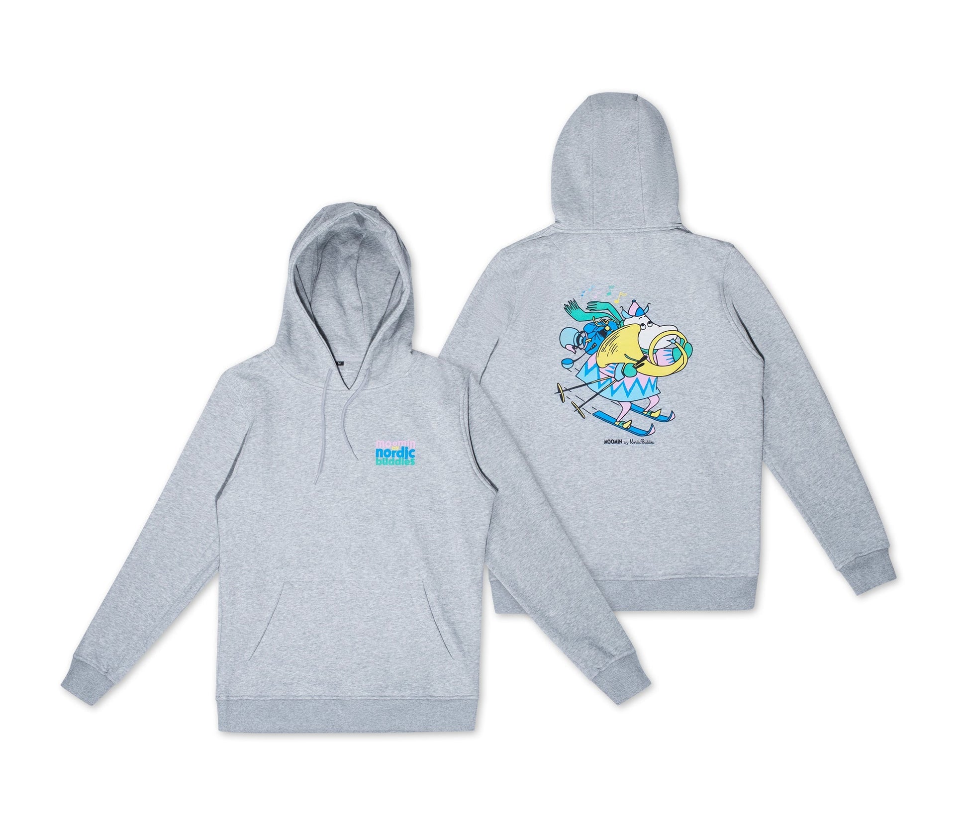 Premium Unisex Heavy Cotton Hoodie Hemulens - Grey - Organic LifestylePremium Unisex Heavy Cotton Hoodie Hemulens - GreyPremium Unisex Heavy Cotton Hoodie Hemulens - GreyMoomin by NordicBuddiesOrganic LifestyleHEM50B-XXLXXL