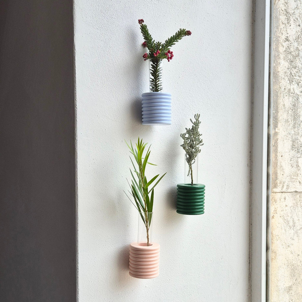Ribble Wall Vase – Light Blue