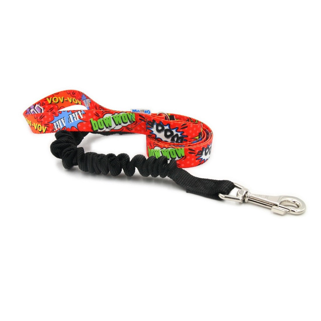 Shock Absorbing Dog Leash - Red Graffiti