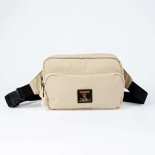 Sniff Retro Waist Bag - Beige