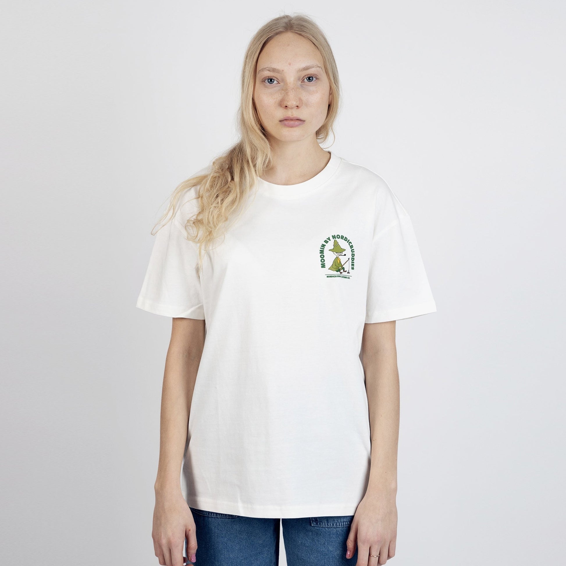 Snufkin Fishing T-Shirt Unisex - White - Organic LifestyleSnufkin Fishing T-Shirt Unisex - WhiteSnufkin Fishing T-Shirt Unisex - WhiteMoomin by NordicBuddiesOrganic LifestyleSNUFKIN52B-XXLXXL