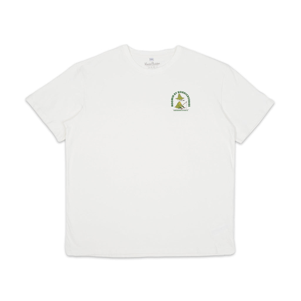 Snufkin Fishing T-Shirt Unisex - White - Organic LifestyleSnufkin Fishing T-Shirt Unisex - WhiteSnufkin Fishing T-Shirt Unisex - WhiteMoomin by NordicBuddiesOrganic LifestyleSNUFKIN52B-XXLXXL