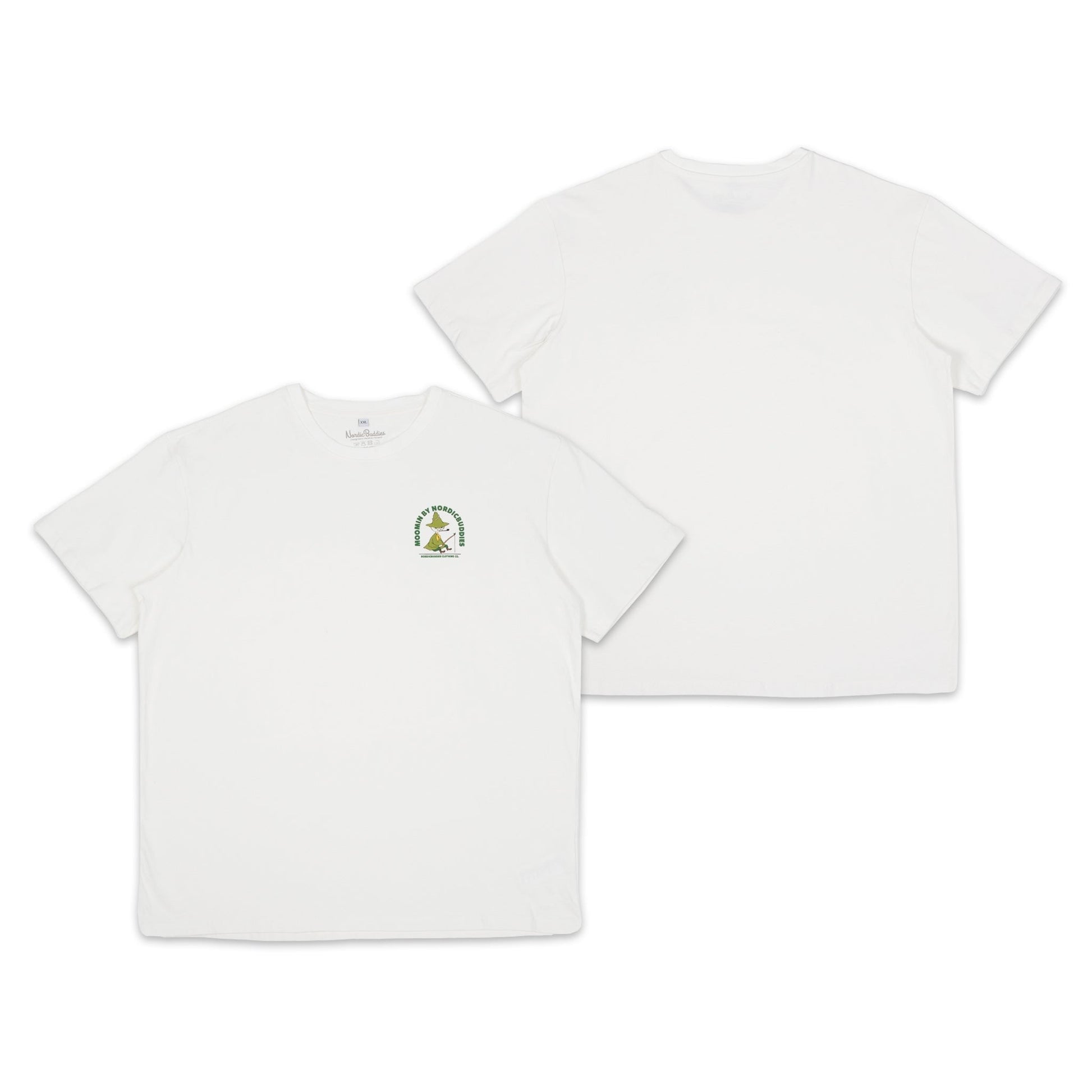 Snufkin Fishing T-Shirt Unisex - White - Organic LifestyleSnufkin Fishing T-Shirt Unisex - WhiteSnufkin Fishing T-Shirt Unisex - WhiteMoomin by NordicBuddiesOrganic LifestyleSNUFKIN52B-XXLXXL