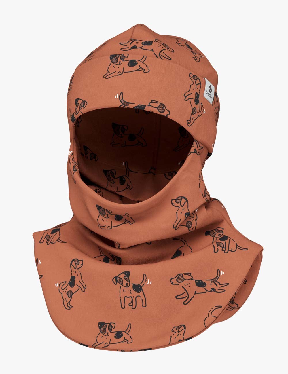 Spring-Fall Kids Balaclava BREDEN - Copper Dogs