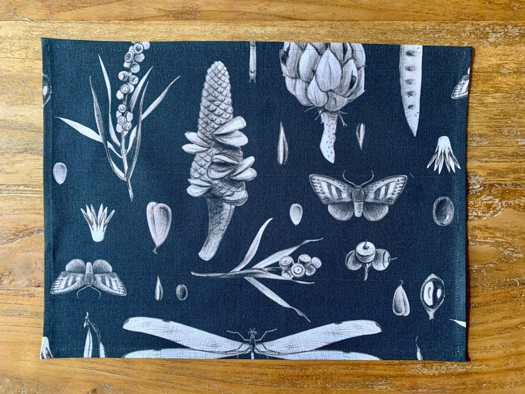 Table Placemat - Seeds Carbon