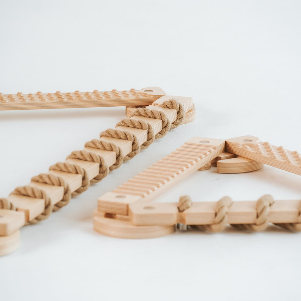 TipiToo® Large Balance Beam 3 Piece Set - Jute Rope