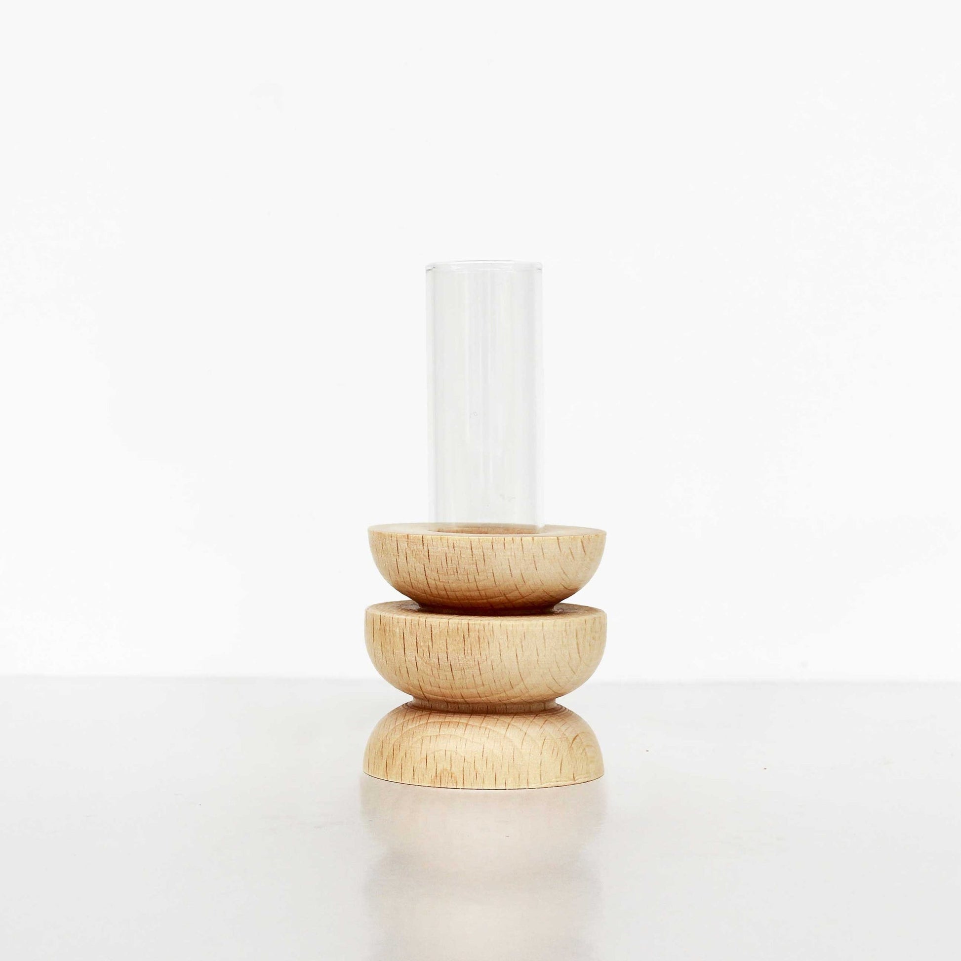 Totem Wooden Vase - Short Nº 4