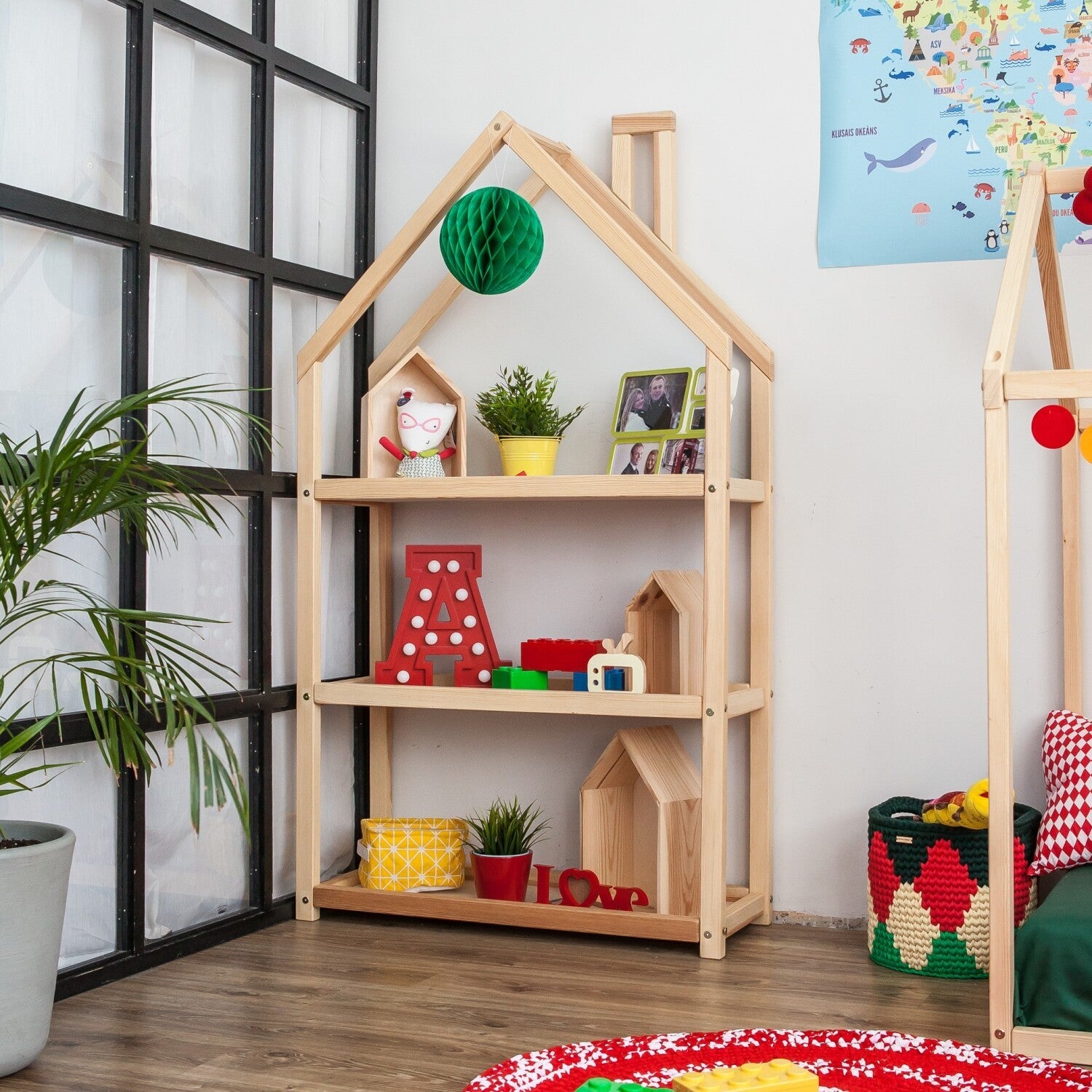 House Shaped Shelf For Kids