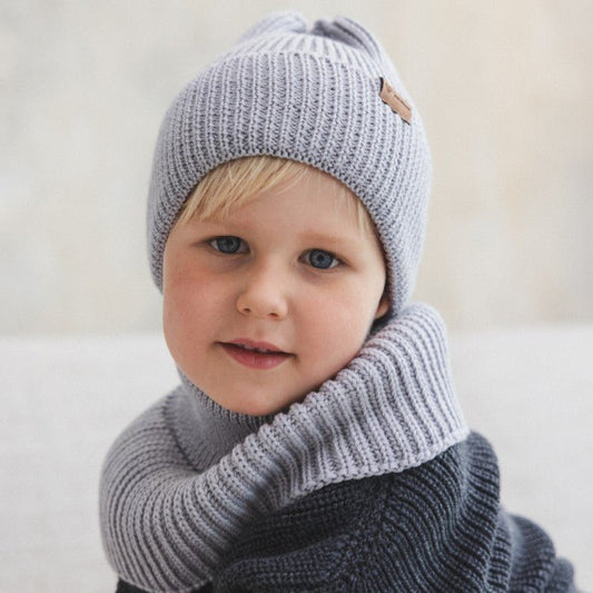 Tubhalsduk i merinoull för barn - Grå - Organic LifestyleTubhalsduk i merinoull för barn - GråWinter Merino Wool Tube Scarf for Kids - GreyPatuloveOrganic Lifestyle5907001930303