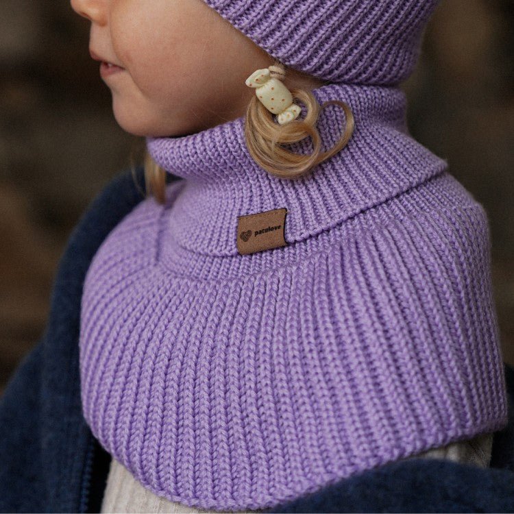 Tubhalsduk i merinoull för barn - Lila - Organic LifestyleTubhalsduk i merinoull för barn - LilaWinter Merino Wool Tube Scarf for Kids - LilacPatuloveOrganic Lifestyle5907001930372