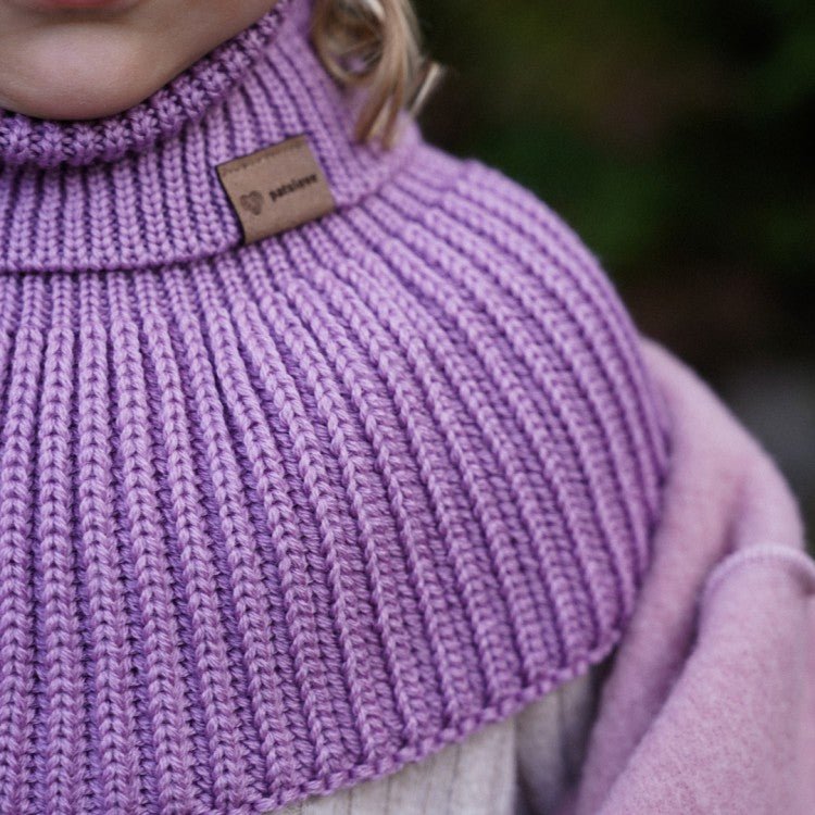 Tubhalsduk i merinoull för barn - Lila - Organic LifestyleTubhalsduk i merinoull för barn - LilaWinter Merino Wool Tube Scarf for Kids - LilacPatuloveOrganic Lifestyle5907001930372