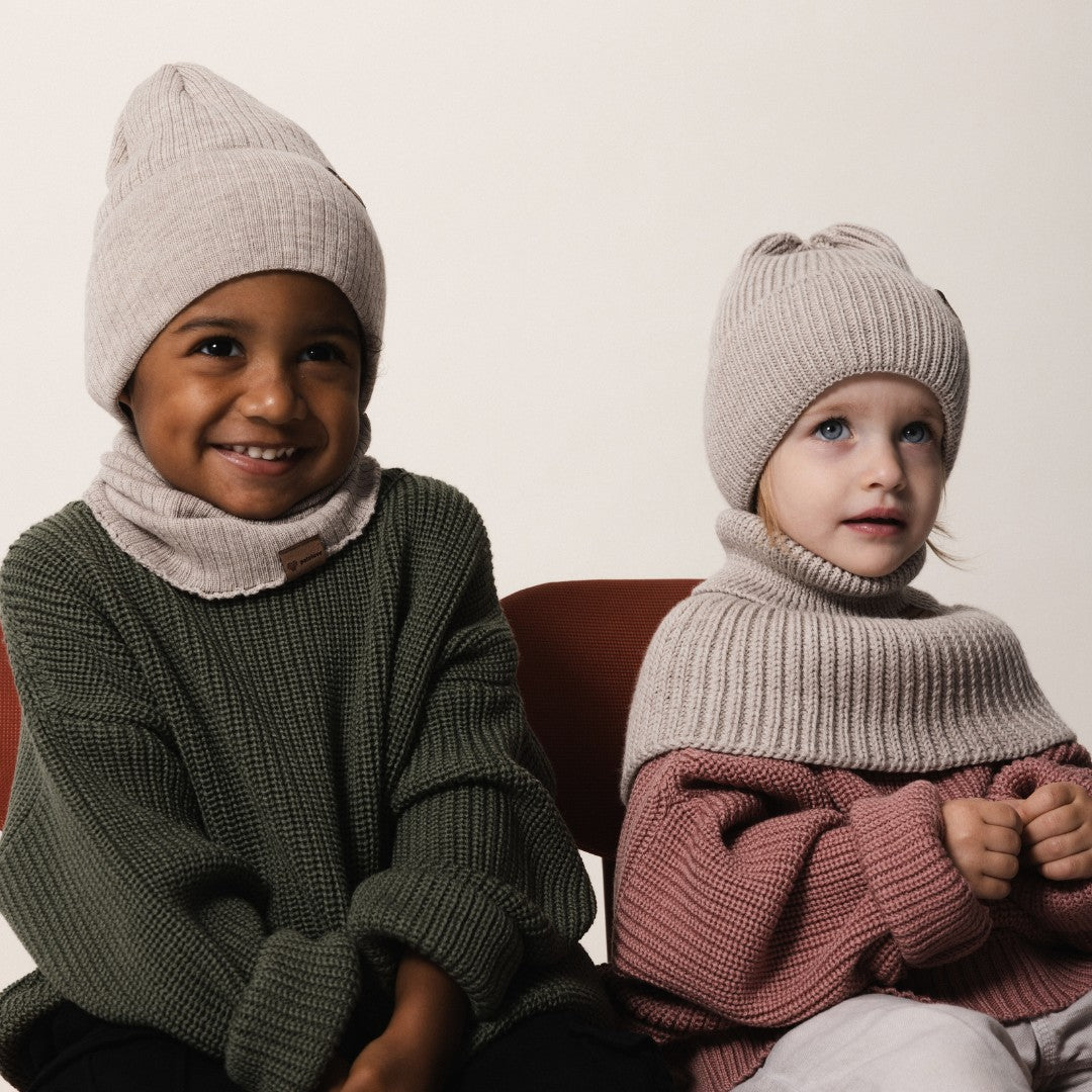 Vintermössa i merinoull för barn - Havre - Organic LifestyleVintermössa i merinoull för barn - HavreWinter Merino Wool Hat for Kids - OatPatuloveOrganic Lifestyle5907001931058