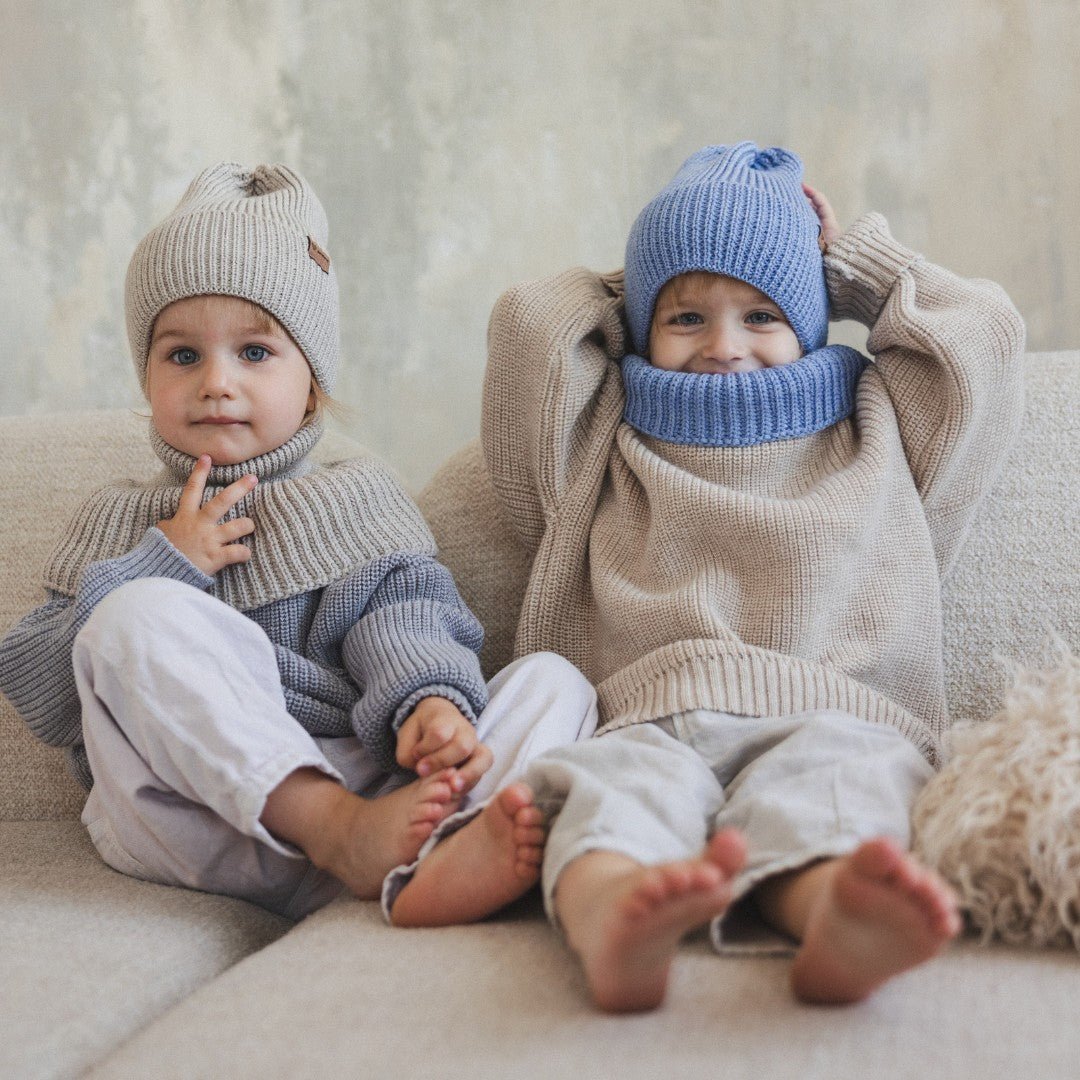 Vintermössa i merinoull för barn - Havre - Organic LifestyleVintermössa i merinoull för barn - HavreWinter Merino Wool Hat for Kids - OatPatuloveOrganic Lifestyle5907001931058