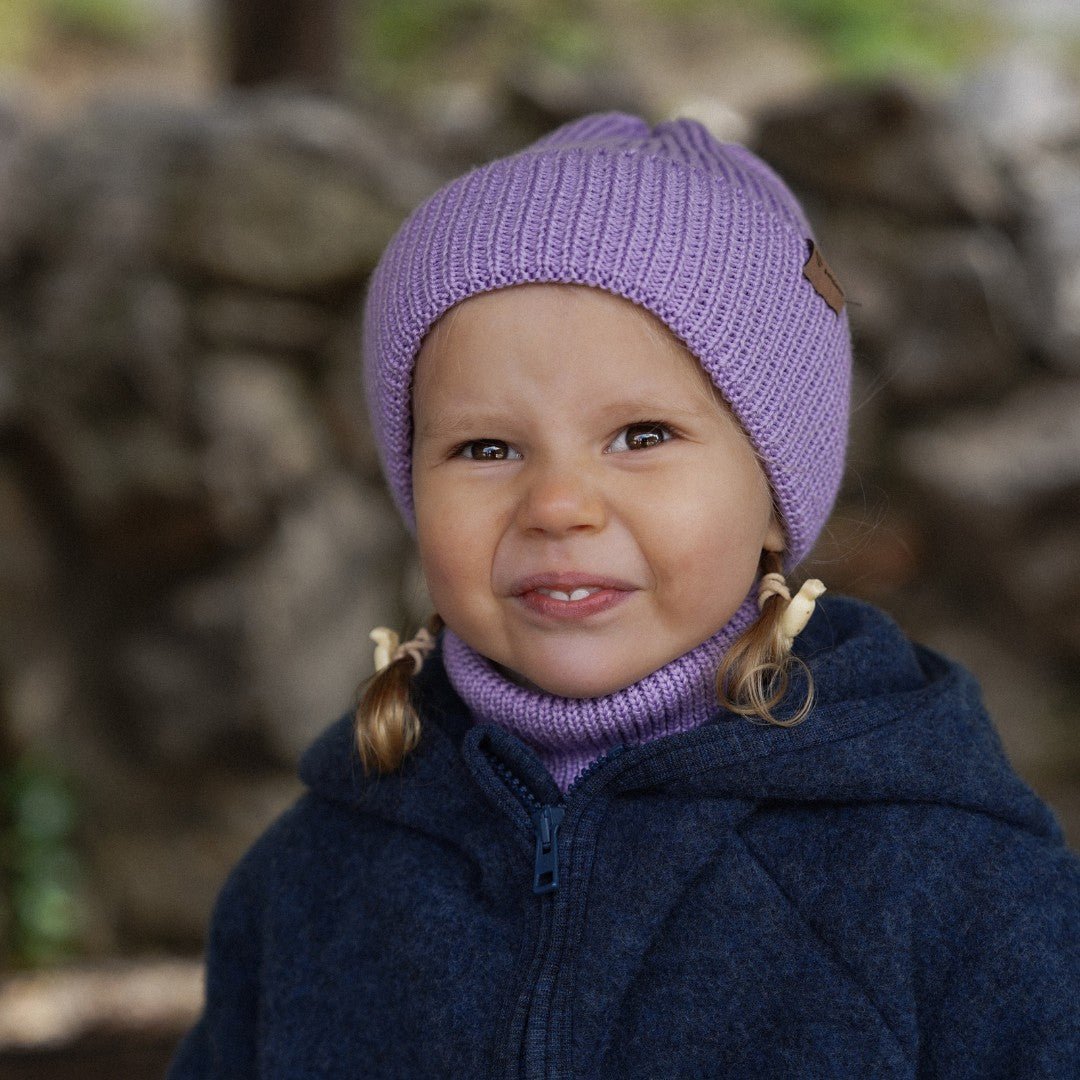 Vintermössa i merinoull för barn - Lavendel - Organic LifestyleVintermössa i merinoull för barn - LavendelWinter Merino Wool Hat for Kids - LavenderPatuloveOrganic Lifestyle5907001931065