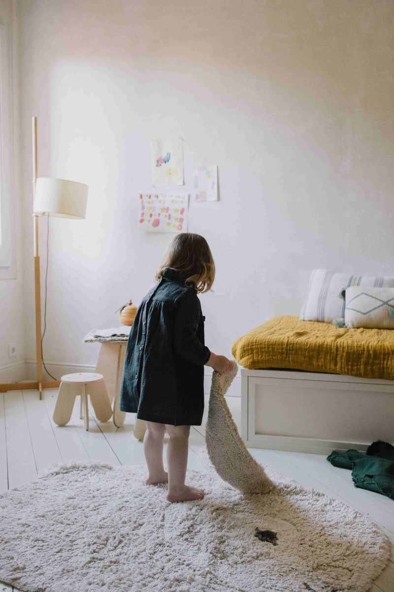Washable Rug Bunny, 130 x 135 cm