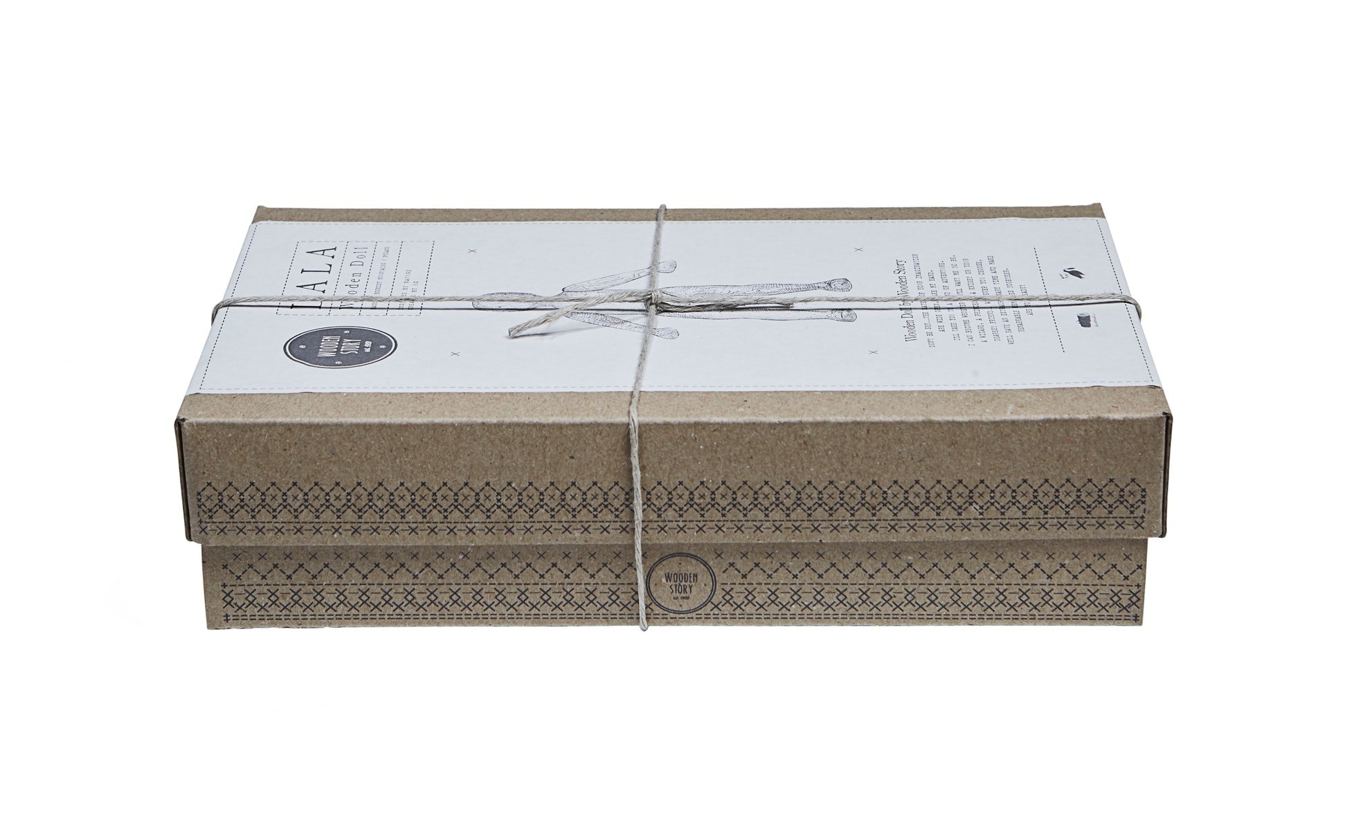 Wooden Beech Doll with Pants