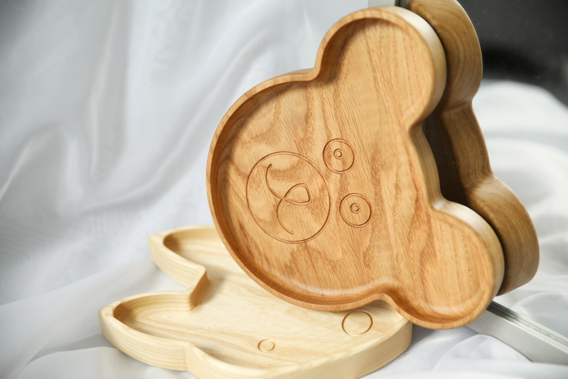 Wooden Plate For Kids - Bear