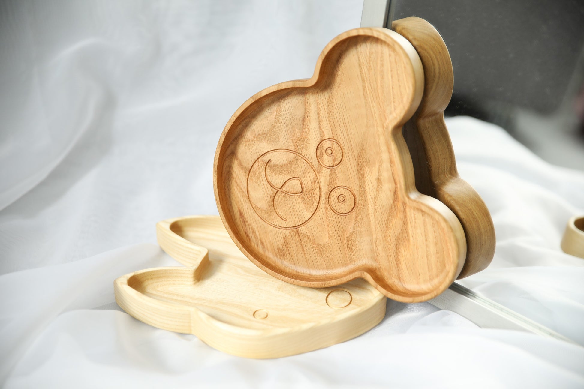 Wooden Plate For Kids - Bear