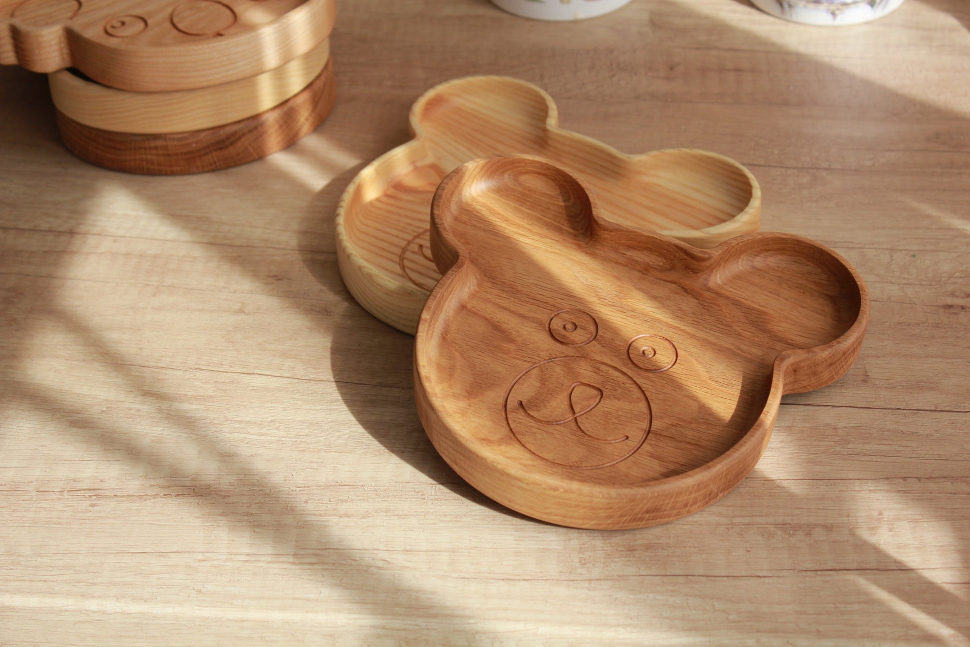 Wooden Plate For Kids - Bear