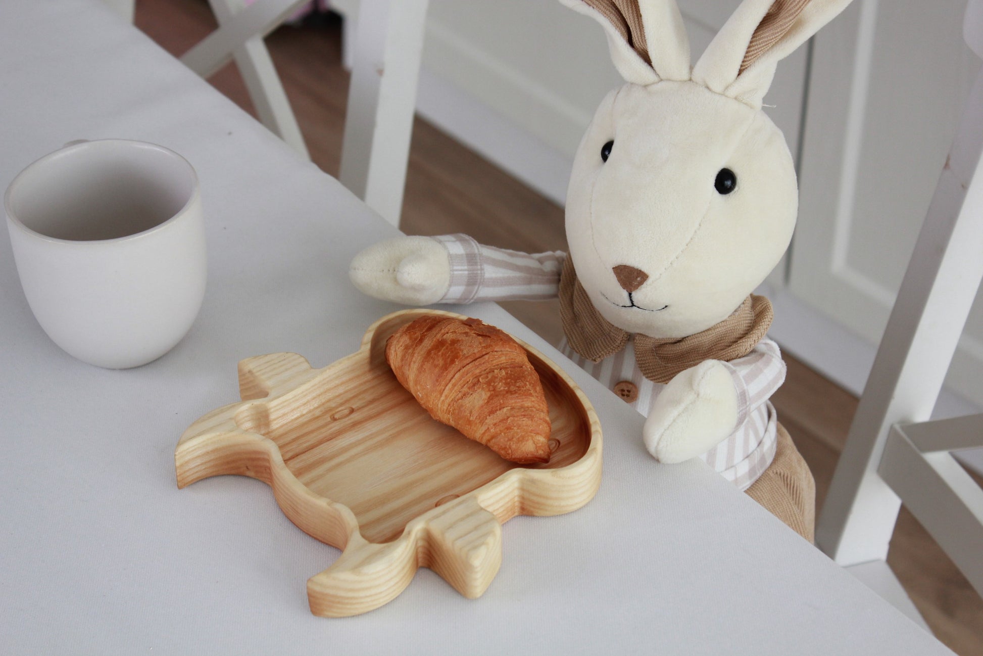Wooden Plate For Kids - Bull