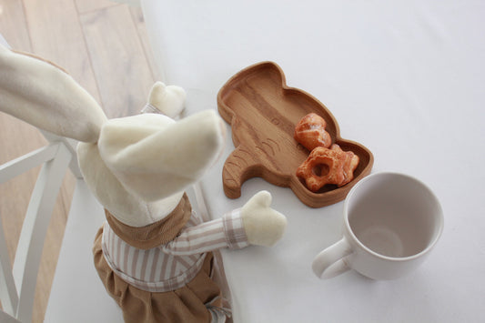 Wooden Plate For Kids - Elephant